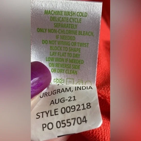 Lilly Pulitzer Red Joy Sweatshirt - Picture 3 of 4